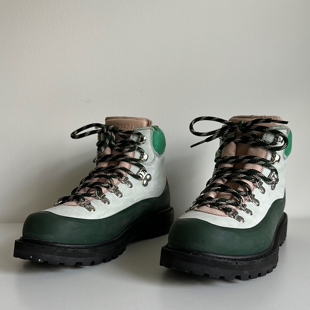Diemme X J.Crew Roccia Vet hiking boots in soft mint - Picture 3 of 5